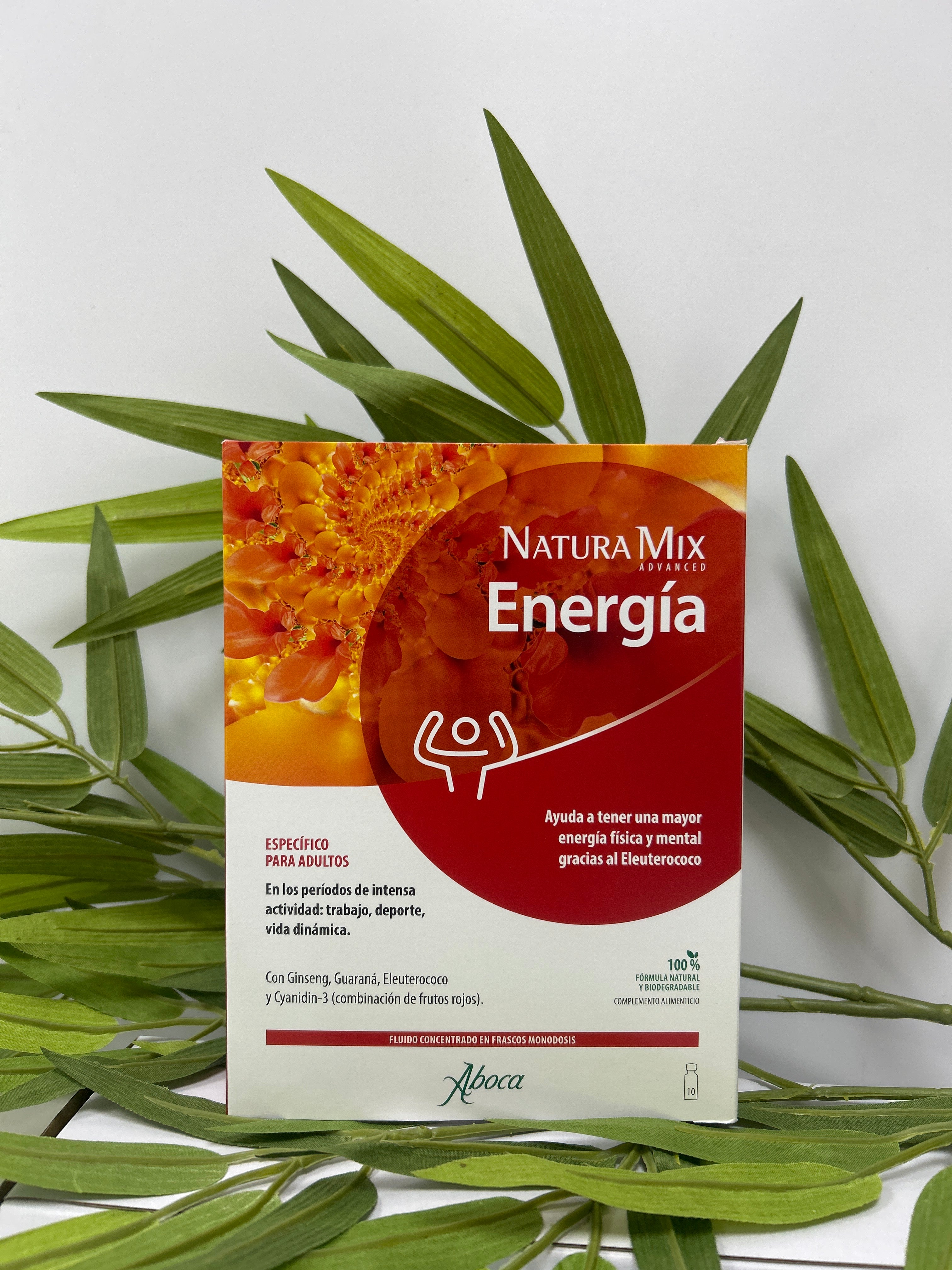 ABOCA NATURA MIX ADVANCED ENERGIA 10+10 FRASCOS MONODOSIS