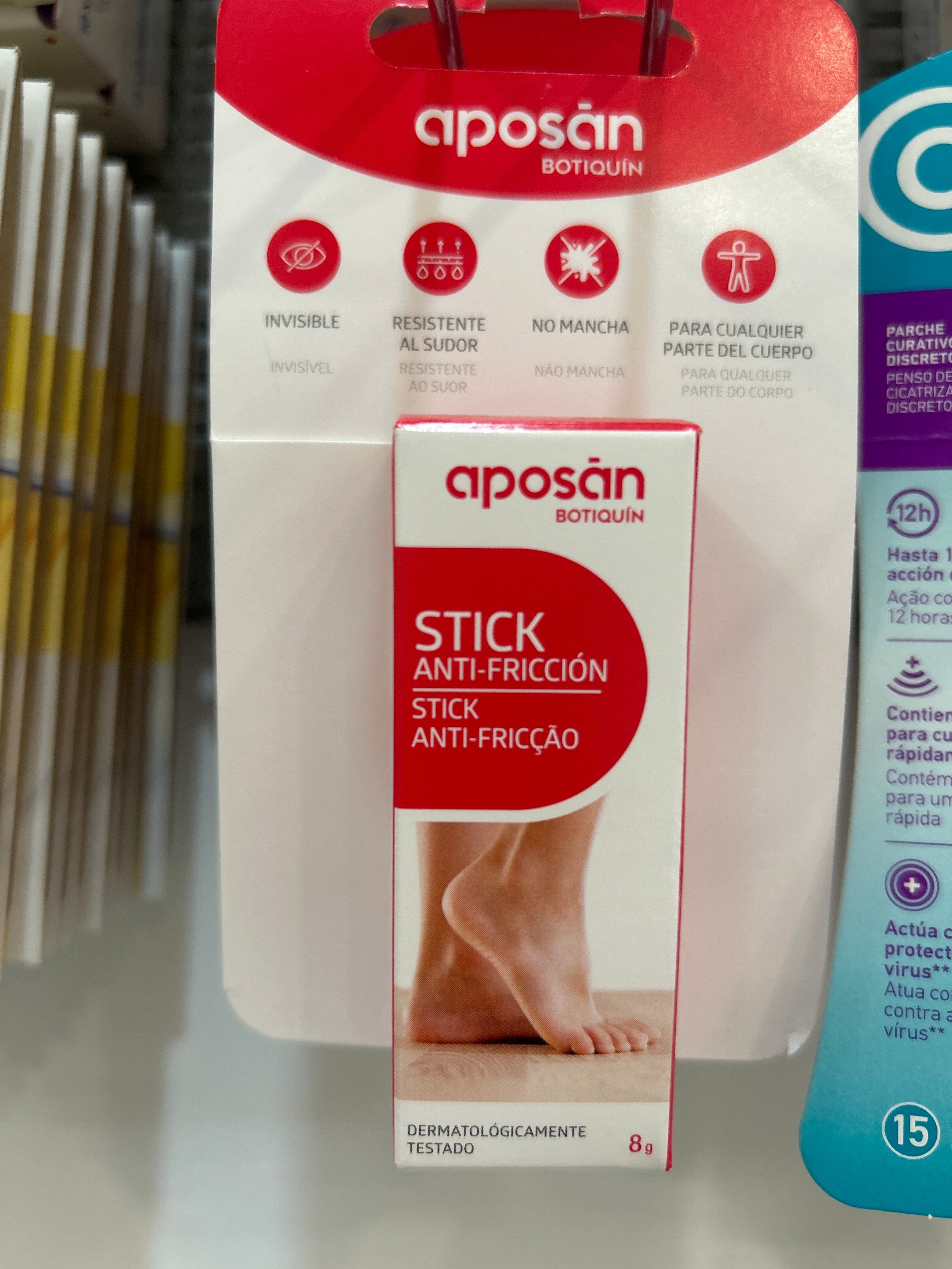 APOSAN STICK ANTI-FRICCION 8 G