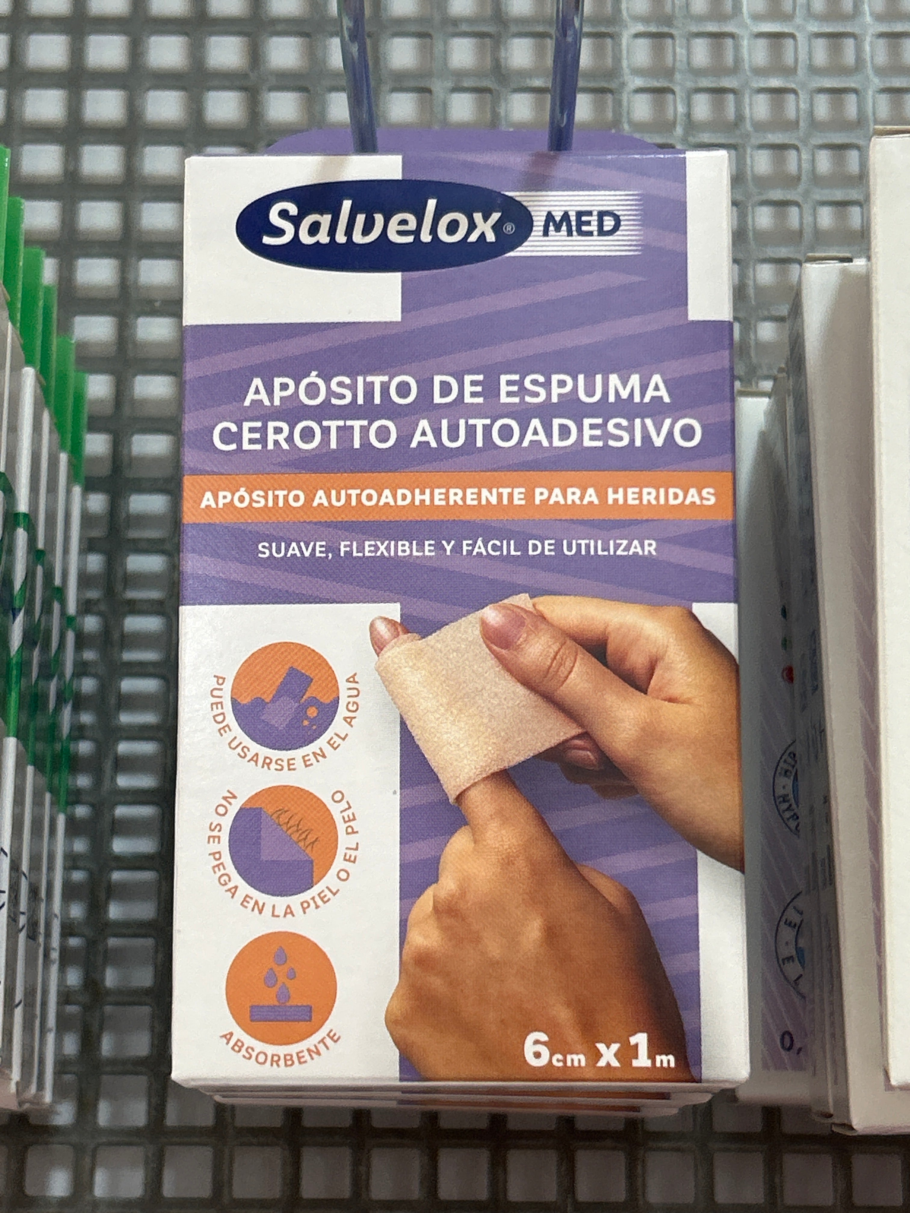 SALVELOX ESPUMA FOAM ADHESIVA 1M X 6 CM