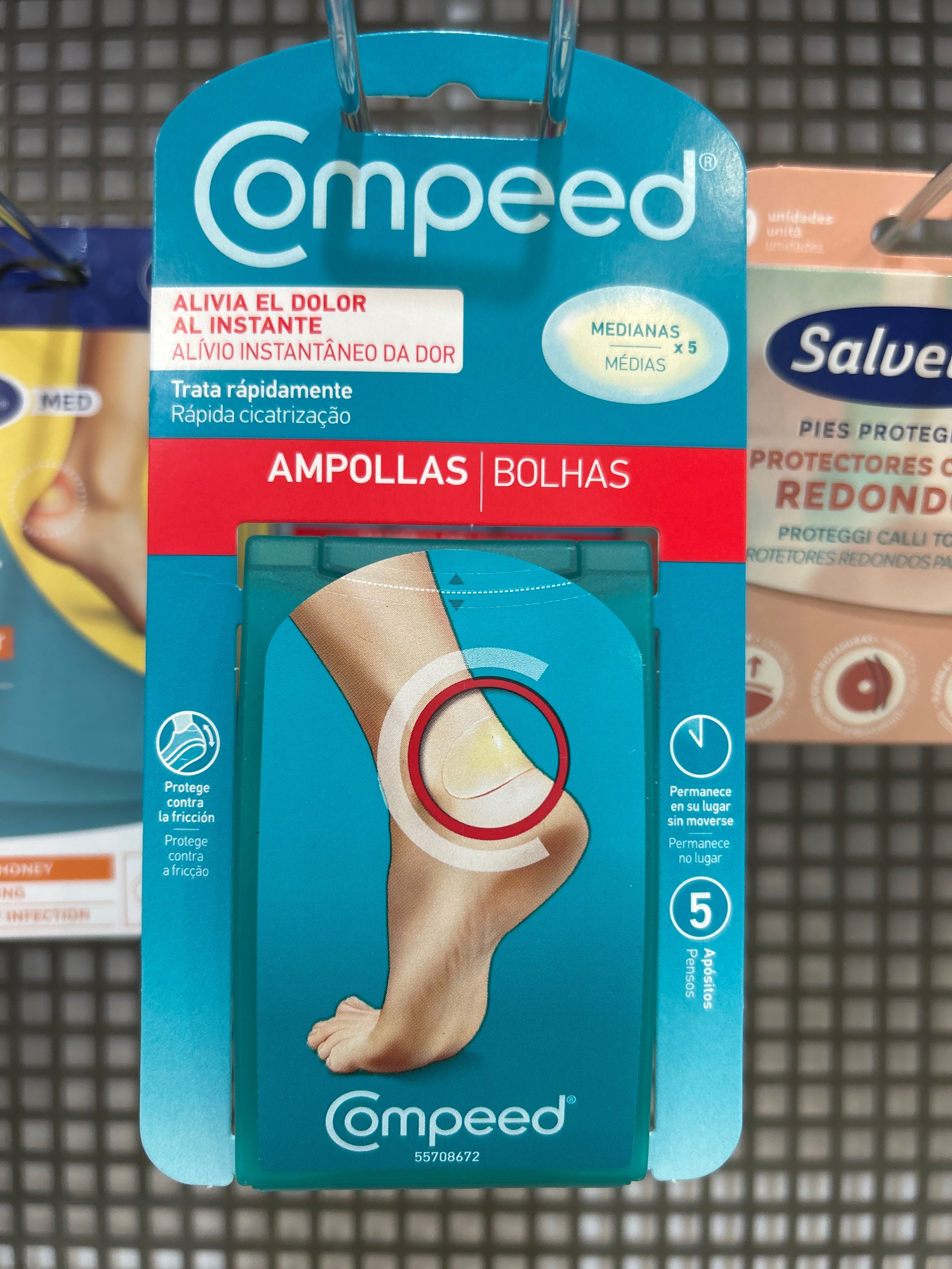 COMPEED AMPOLLAS MEDIANO 5 UNIDADES