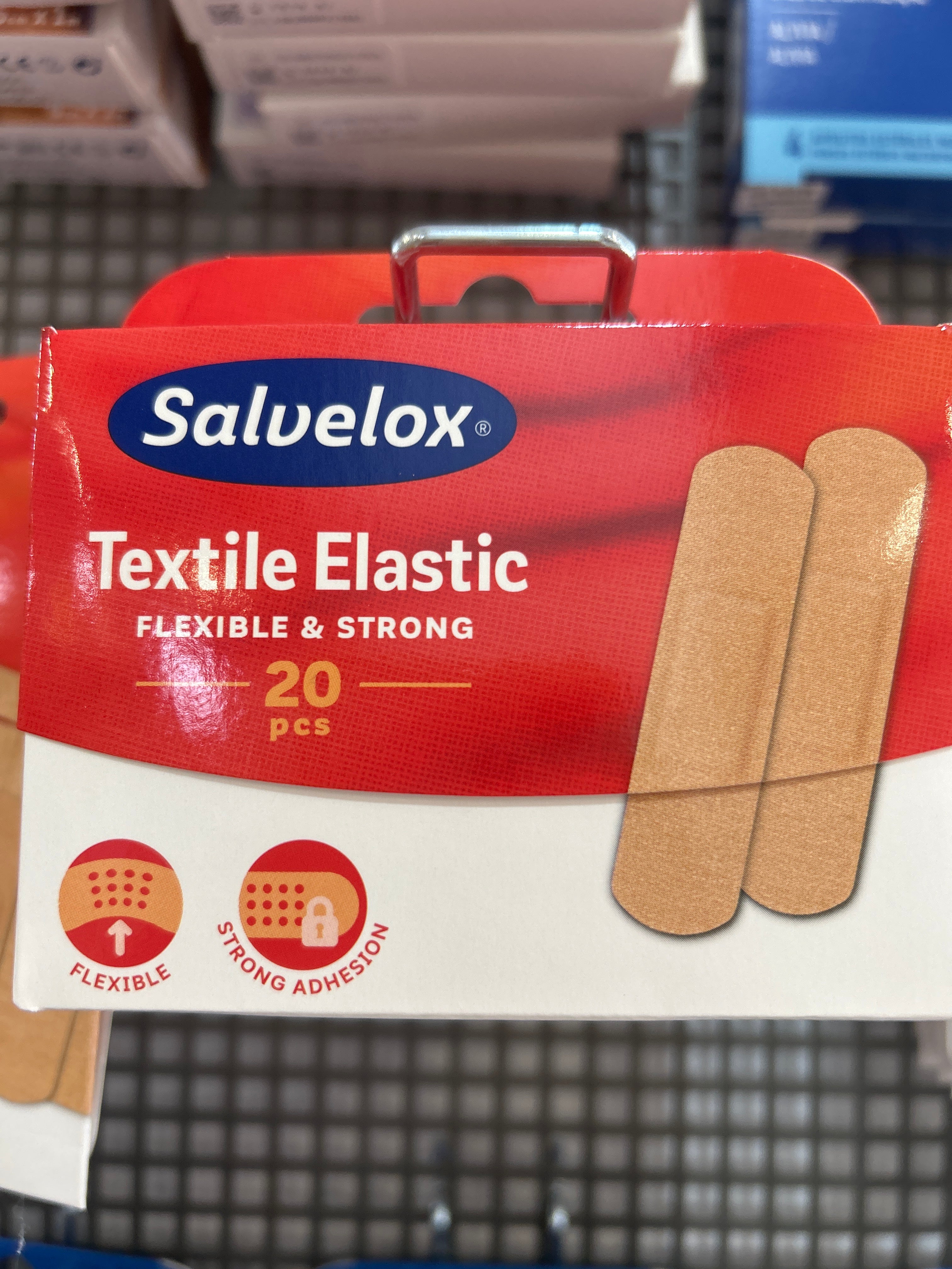 SALVELOX TIRITAS TELA ELASTICO SURTIDO 20U