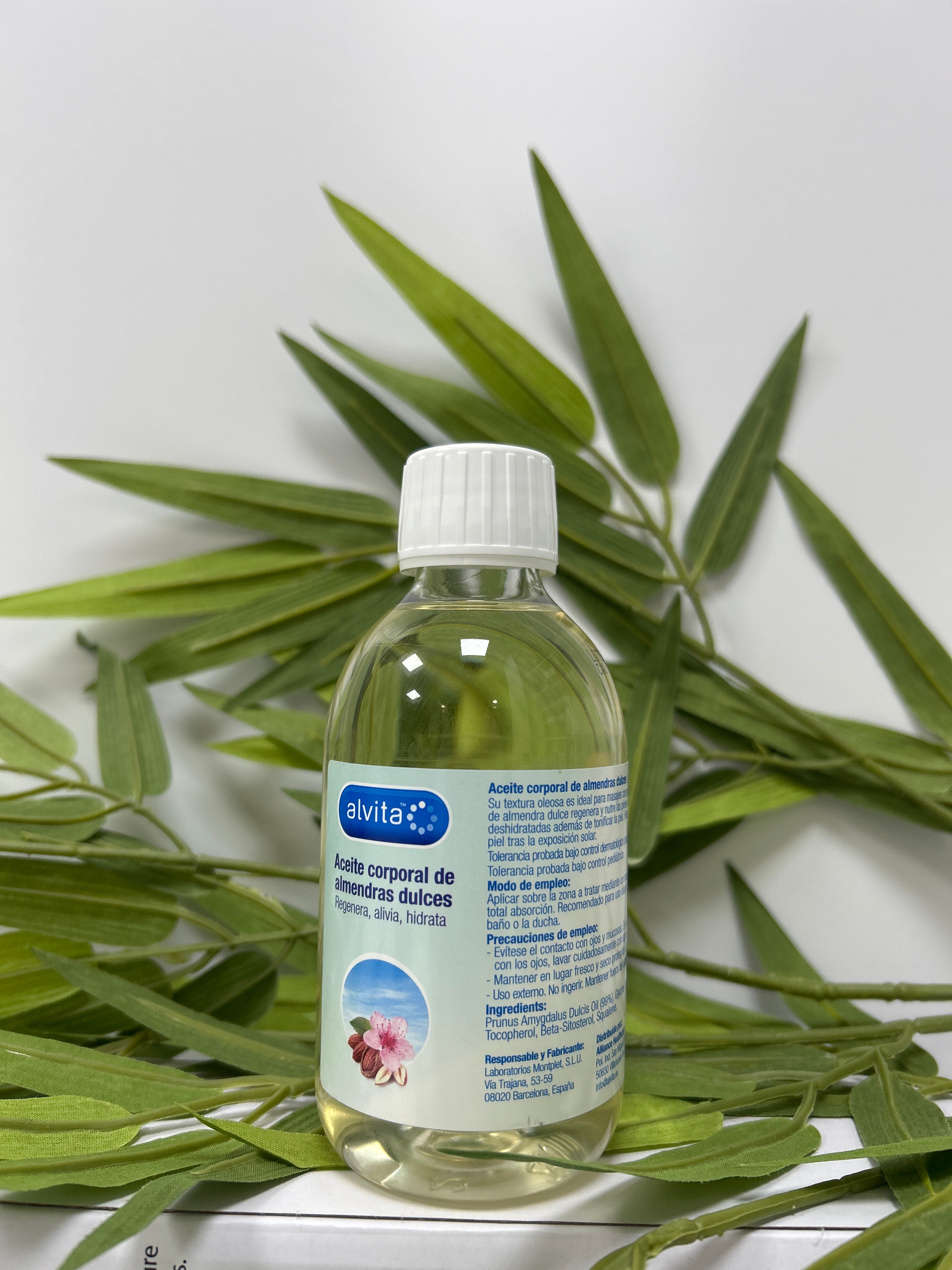 ALVITA ACEITE CORPORAL DE ALMENDRAS DULCES 1 ENVASE 250 ML