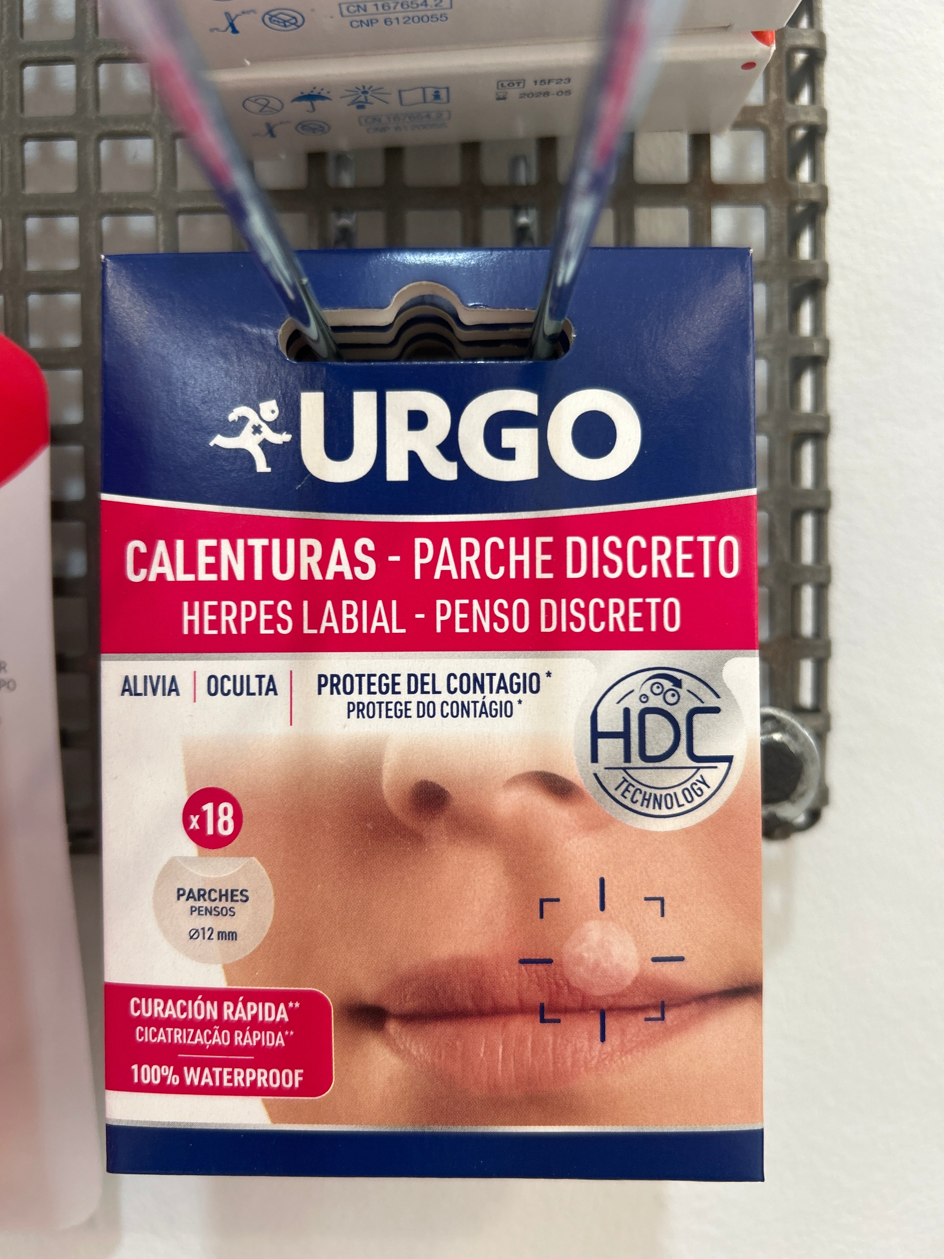 URGO PARCHE CALENTURAS 18 PARCHES