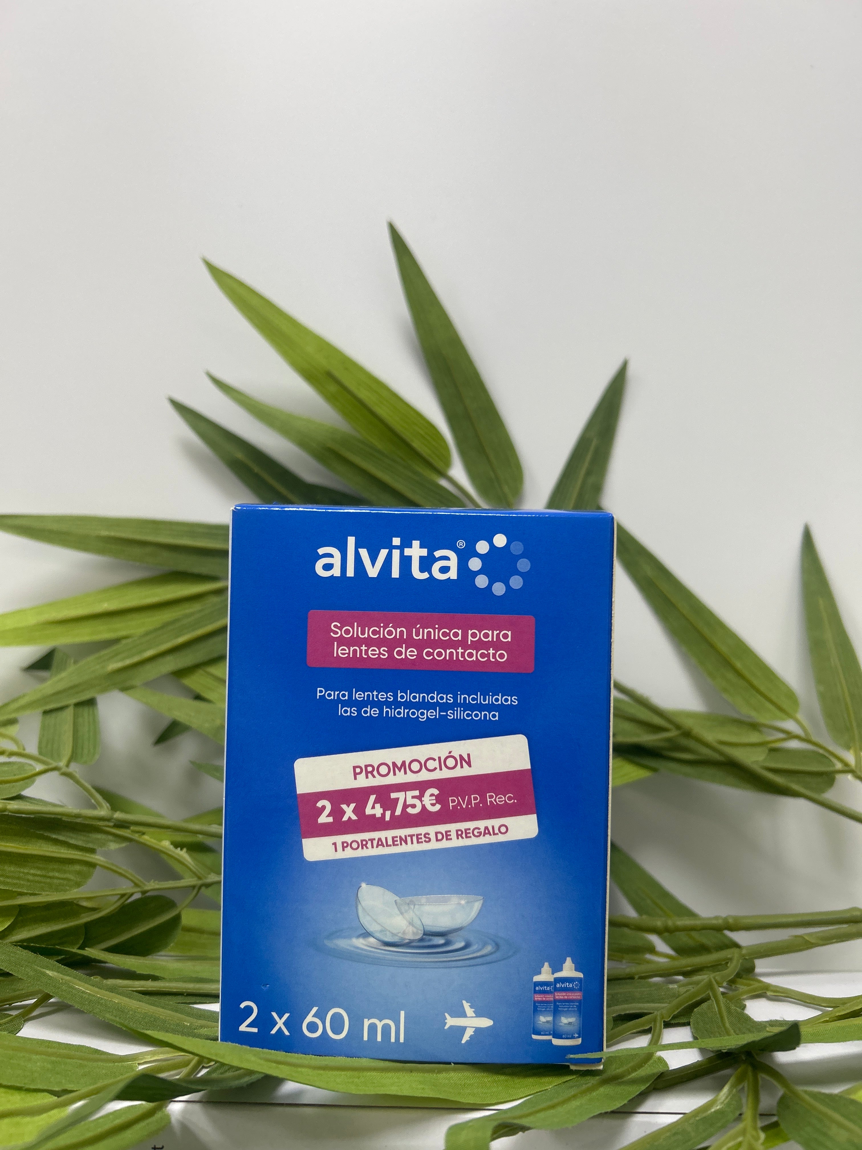 ALVITA SOLUCION UNICA LENTILLAS DUPLO 60 MLX2U