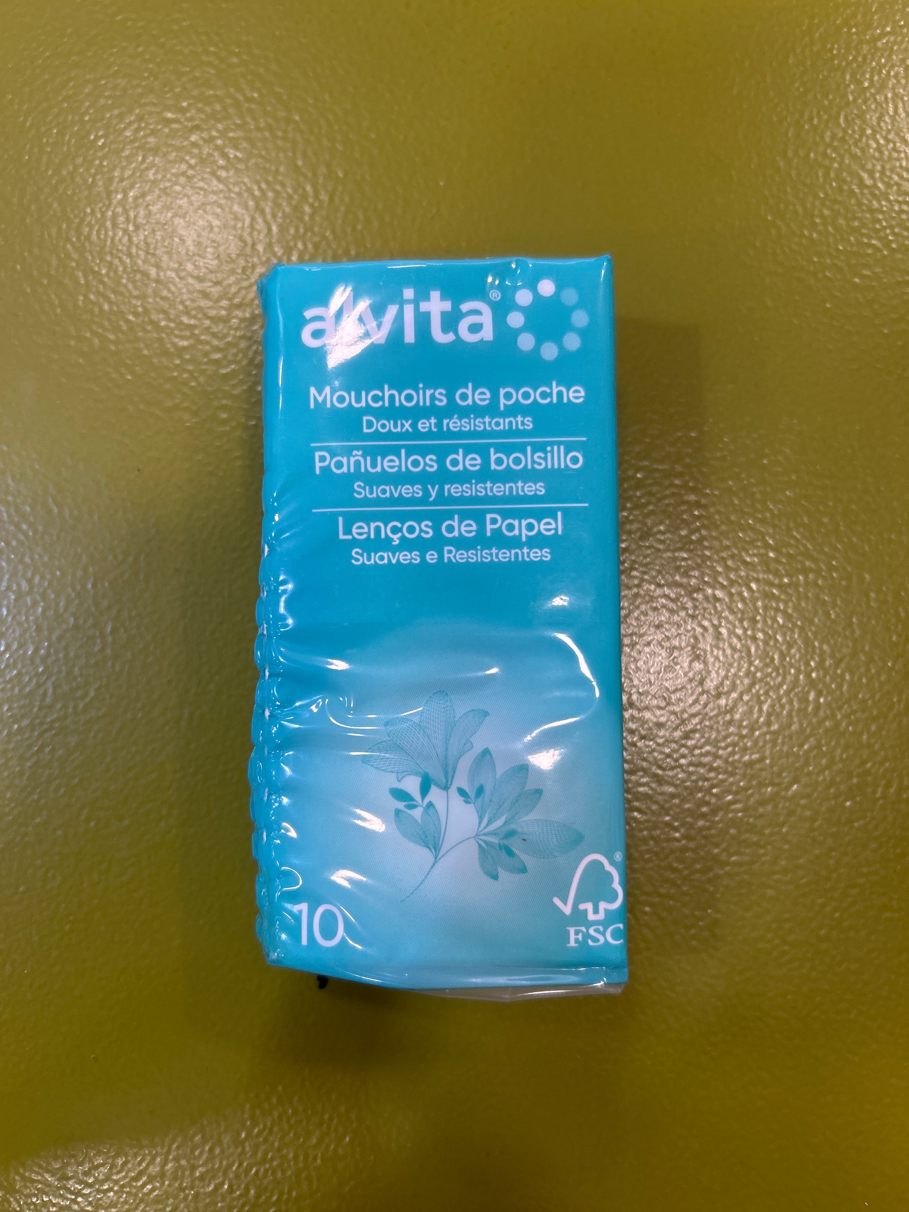 ALVITA PAÑUELOS BOLSILLO 1U