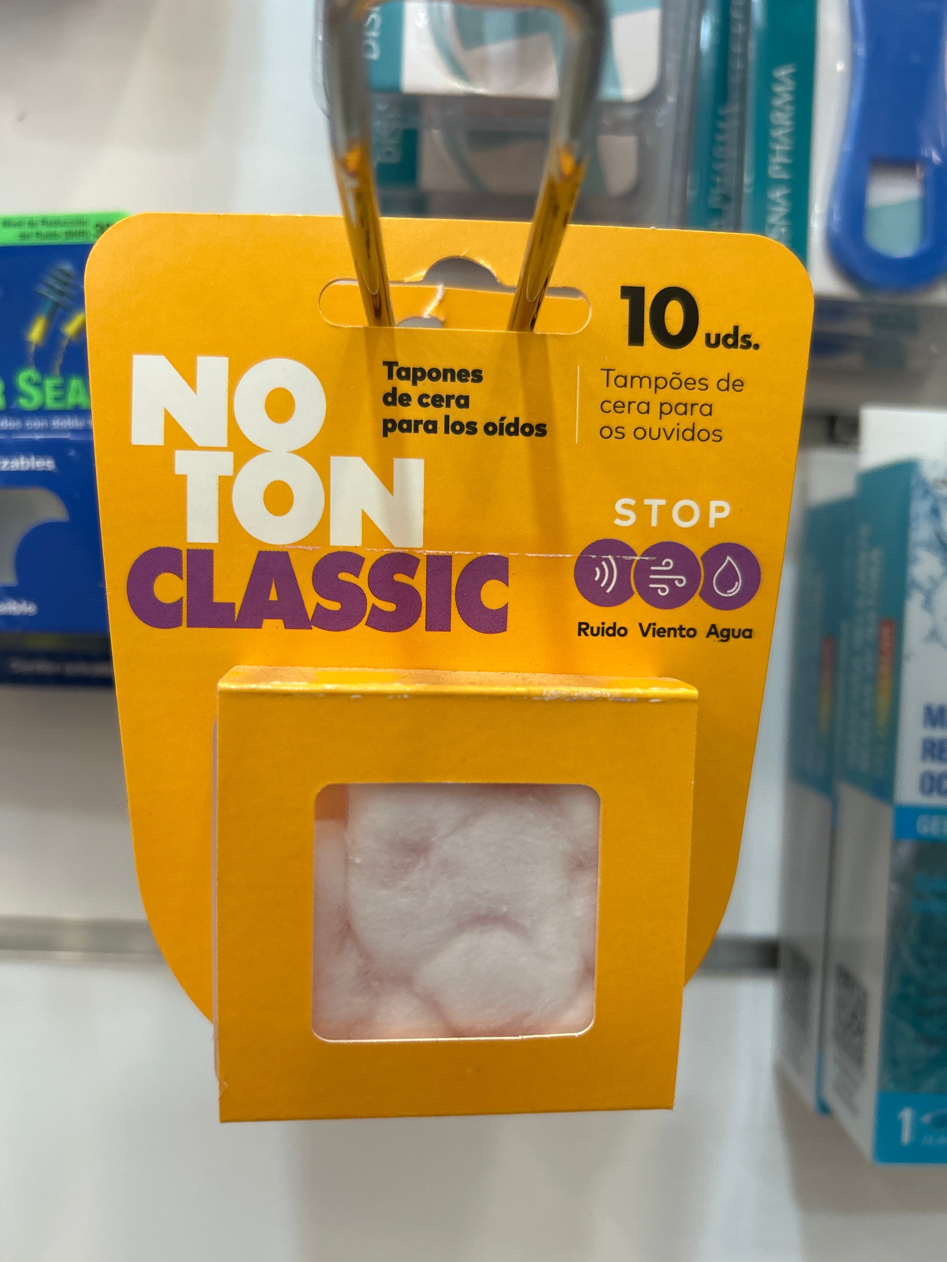NOTON TAPONES OIDOS CERA ALGODON 10U