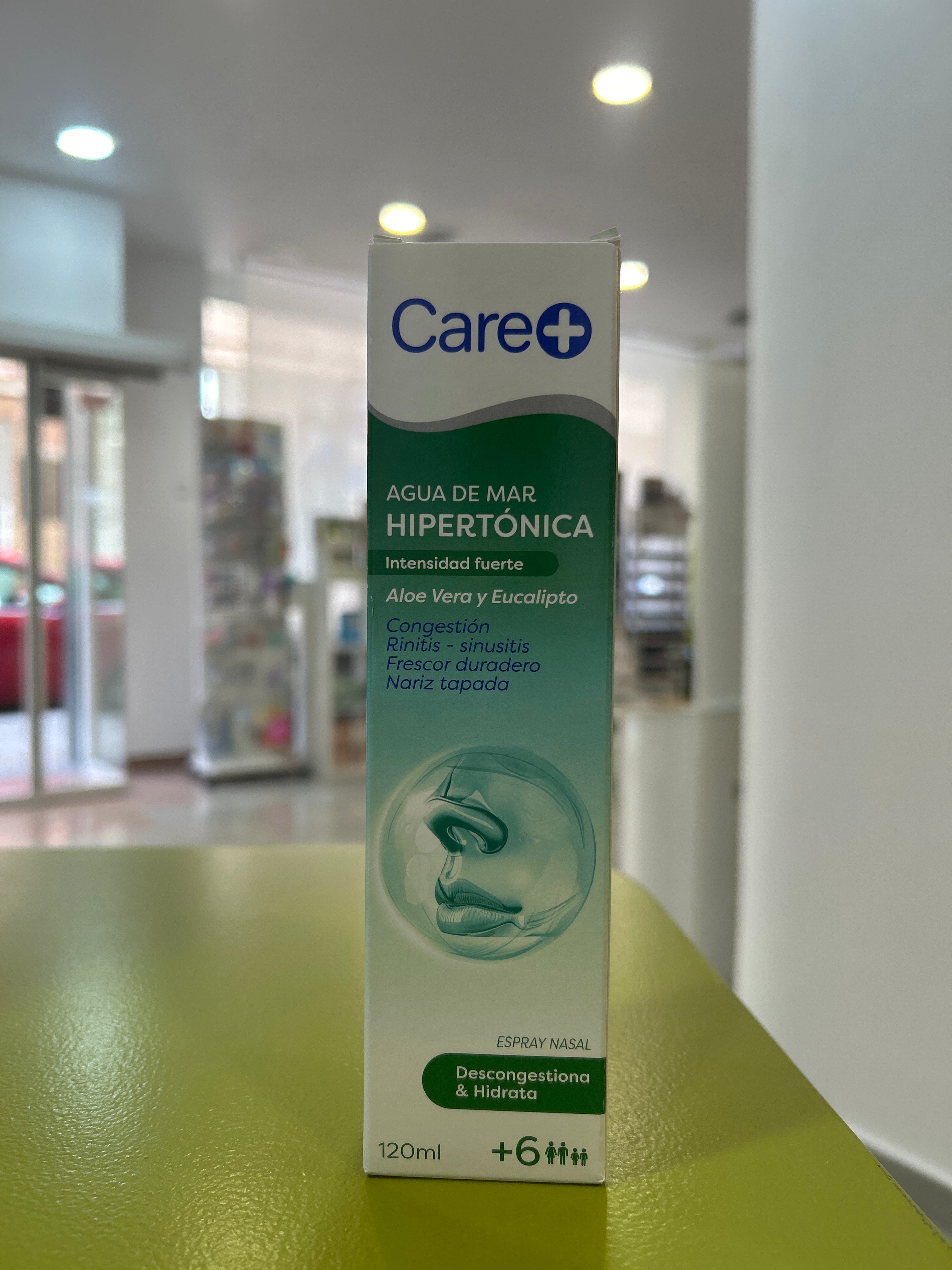 CARE+ AGUA DE MAR HIPERTONICA ALOE EUCALIPTO 120ML