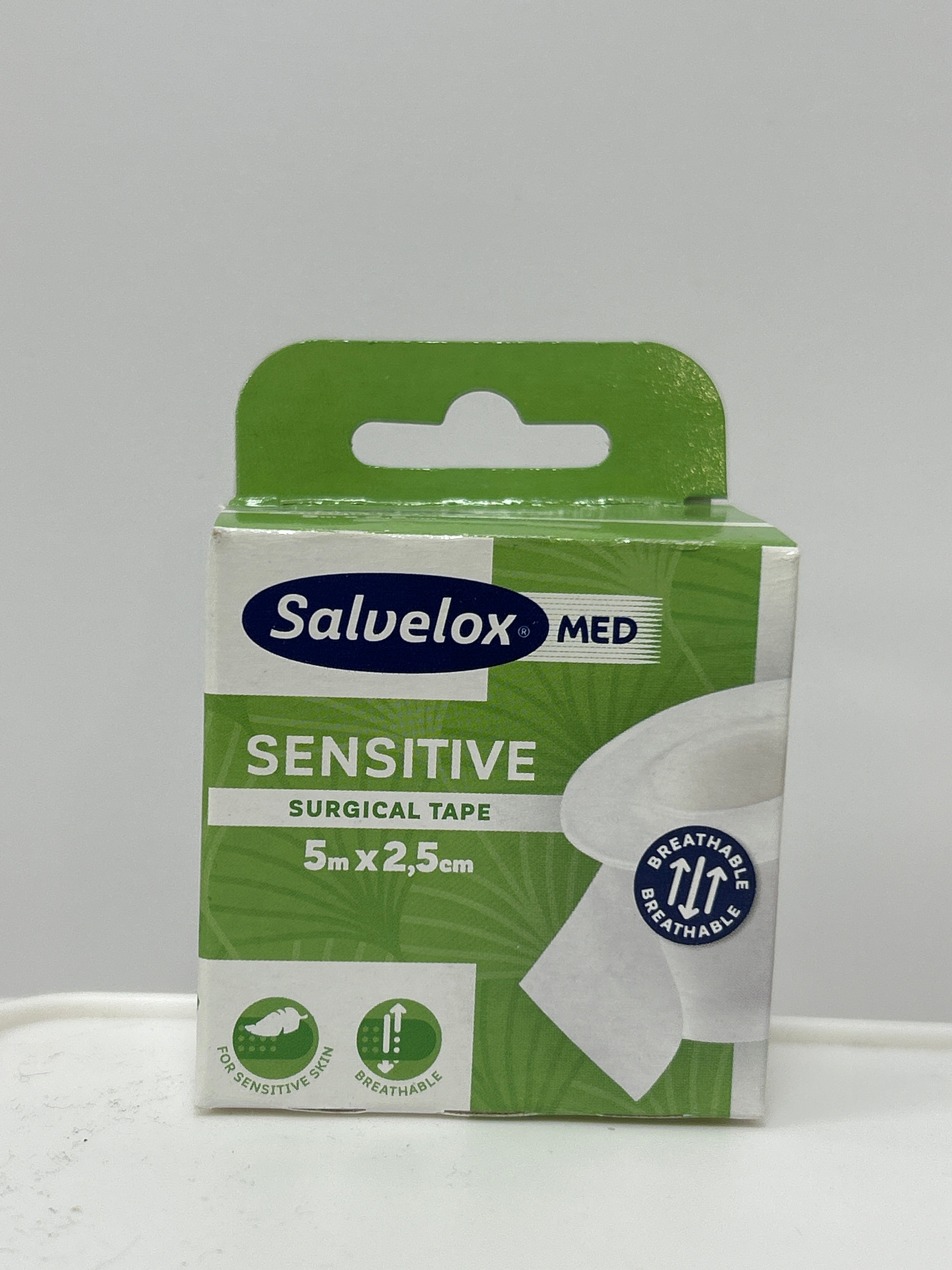 SALVELOX ESPARADRAPO PAPEL BLANCO 5 M X 2,5 CM
