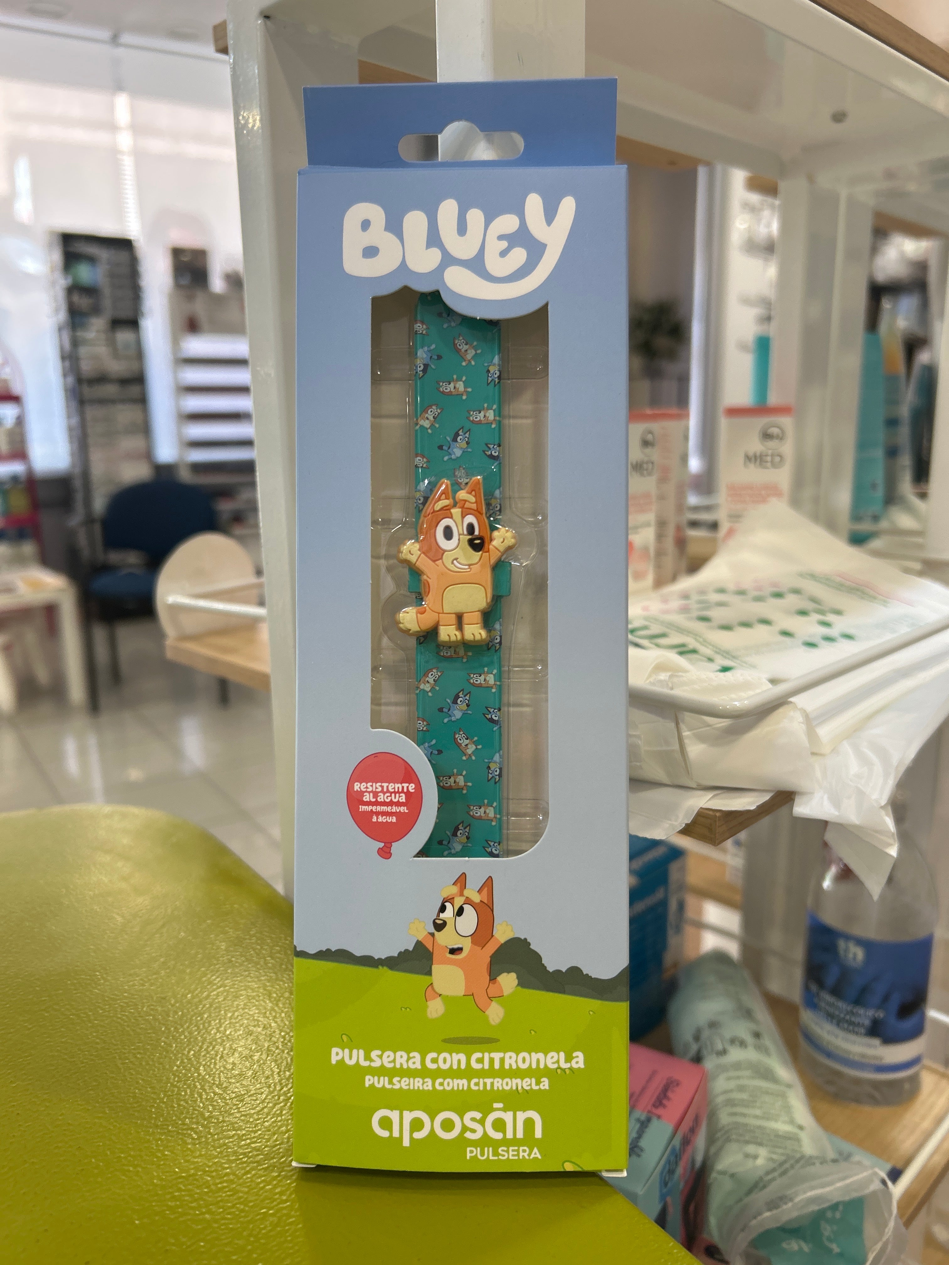 APOSAN PULSERA CITRONELA BINGO BLUEY
