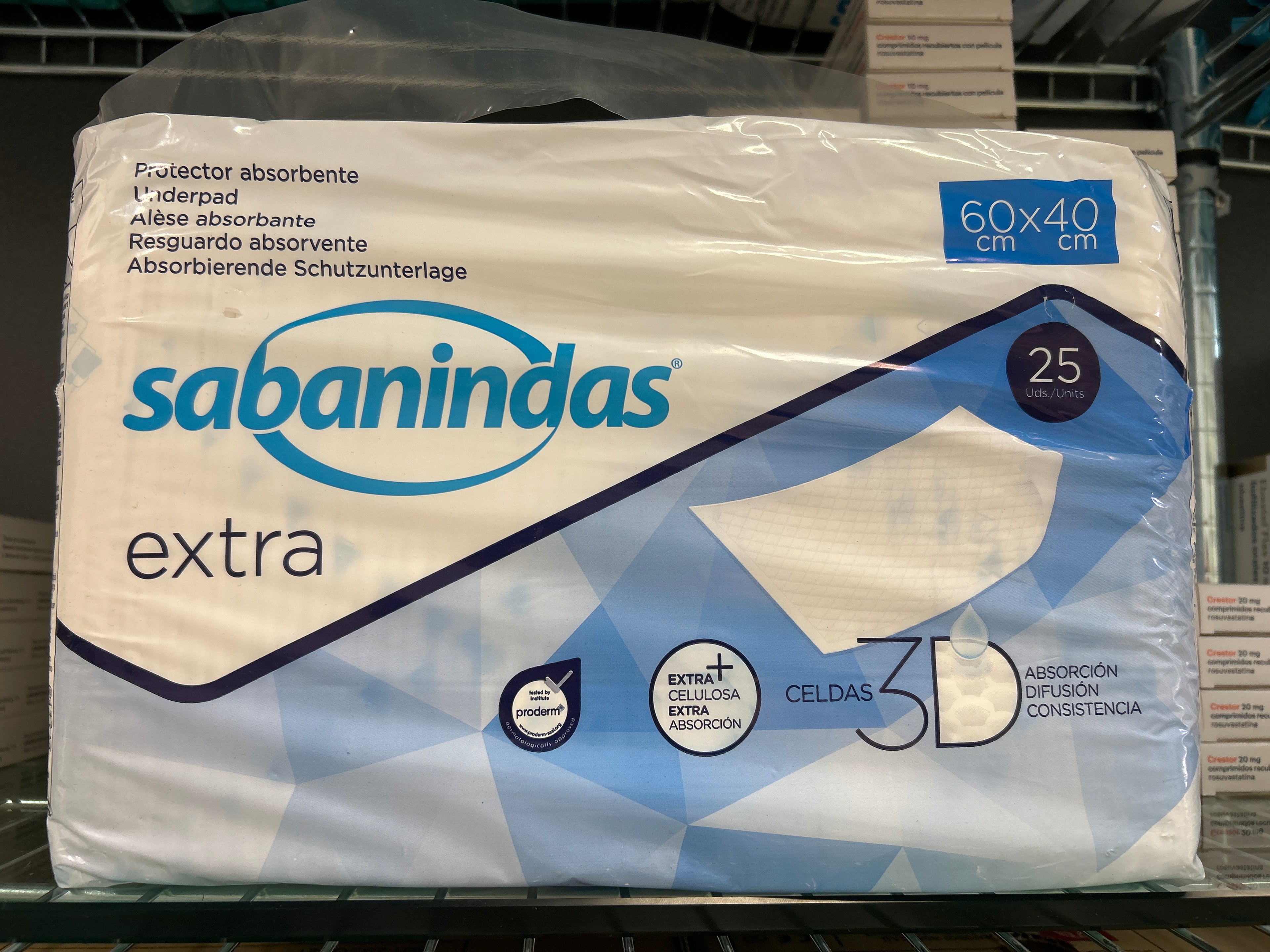 SABANINDAS PROTECT 60X40 25U