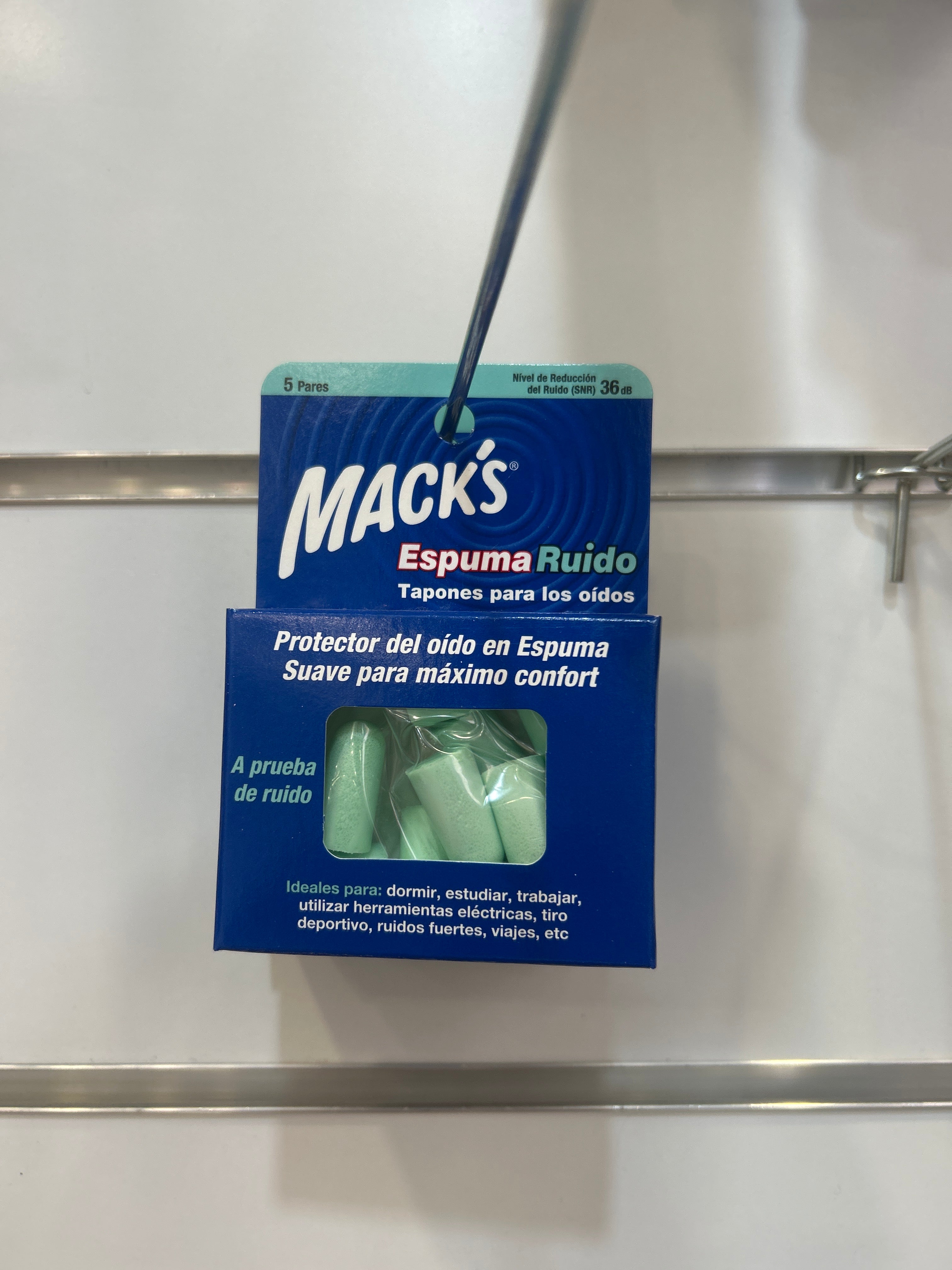 MACK´S TAPONES ESPUMA 10U