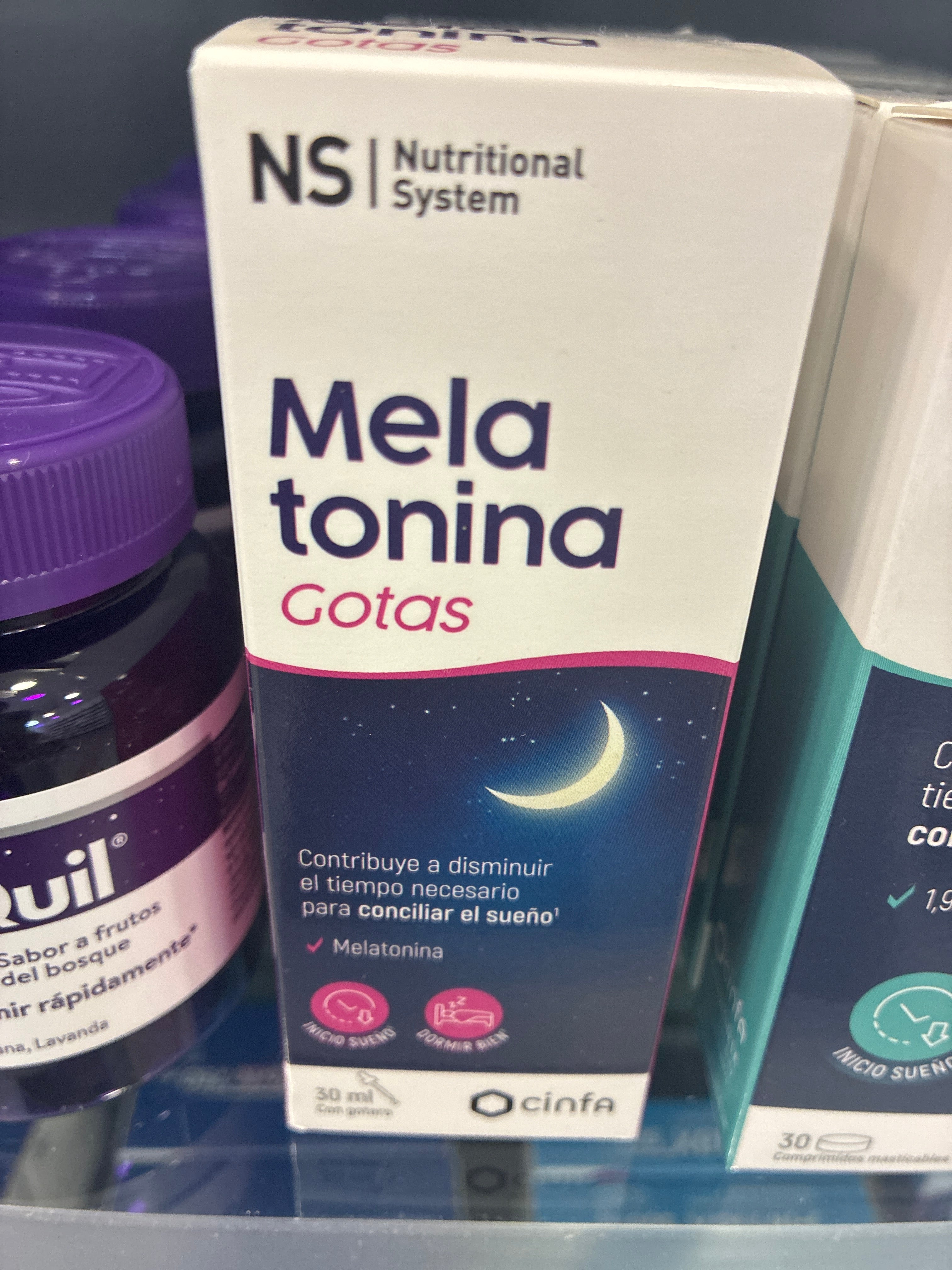 NS SUEÑO MELATONINA GOTAS 1 MG 30 ML