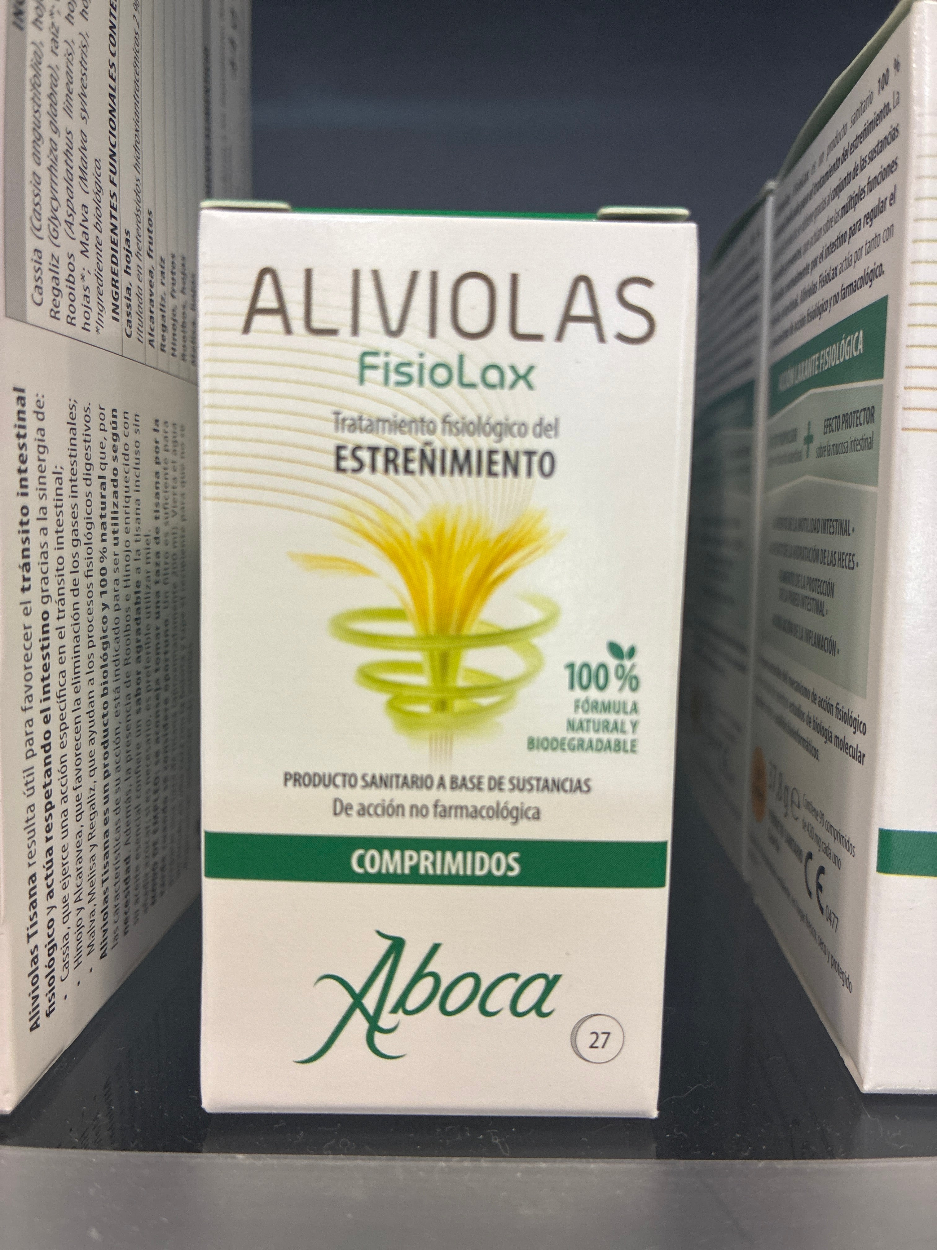 ABOCA ALIVIOLAS FISIOLAX 27 COMPRIMIDOS