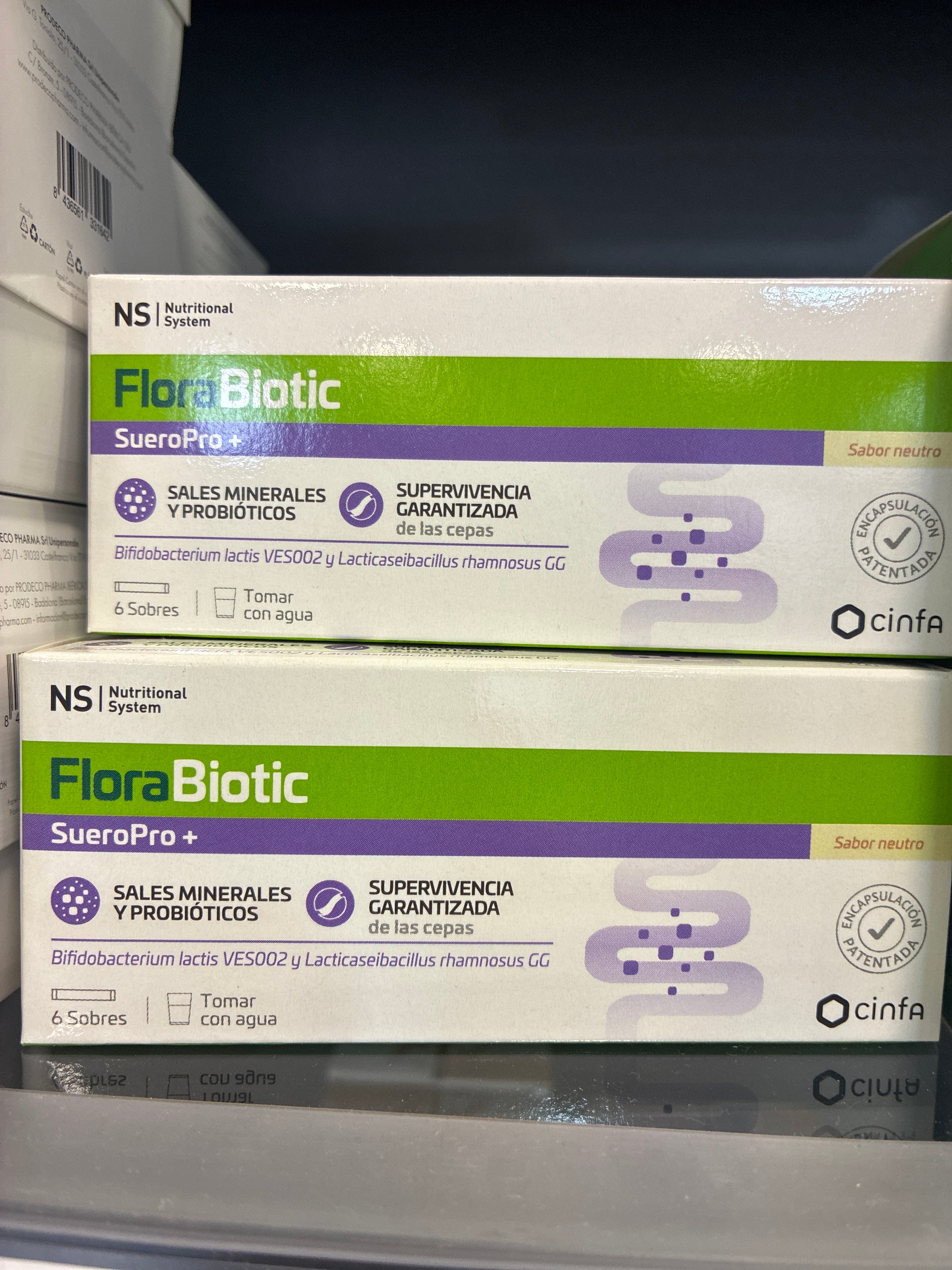 NS FLORABIOTIC SUEROPRO 6 SOBRES>1MES (SABOR NEUTRO)