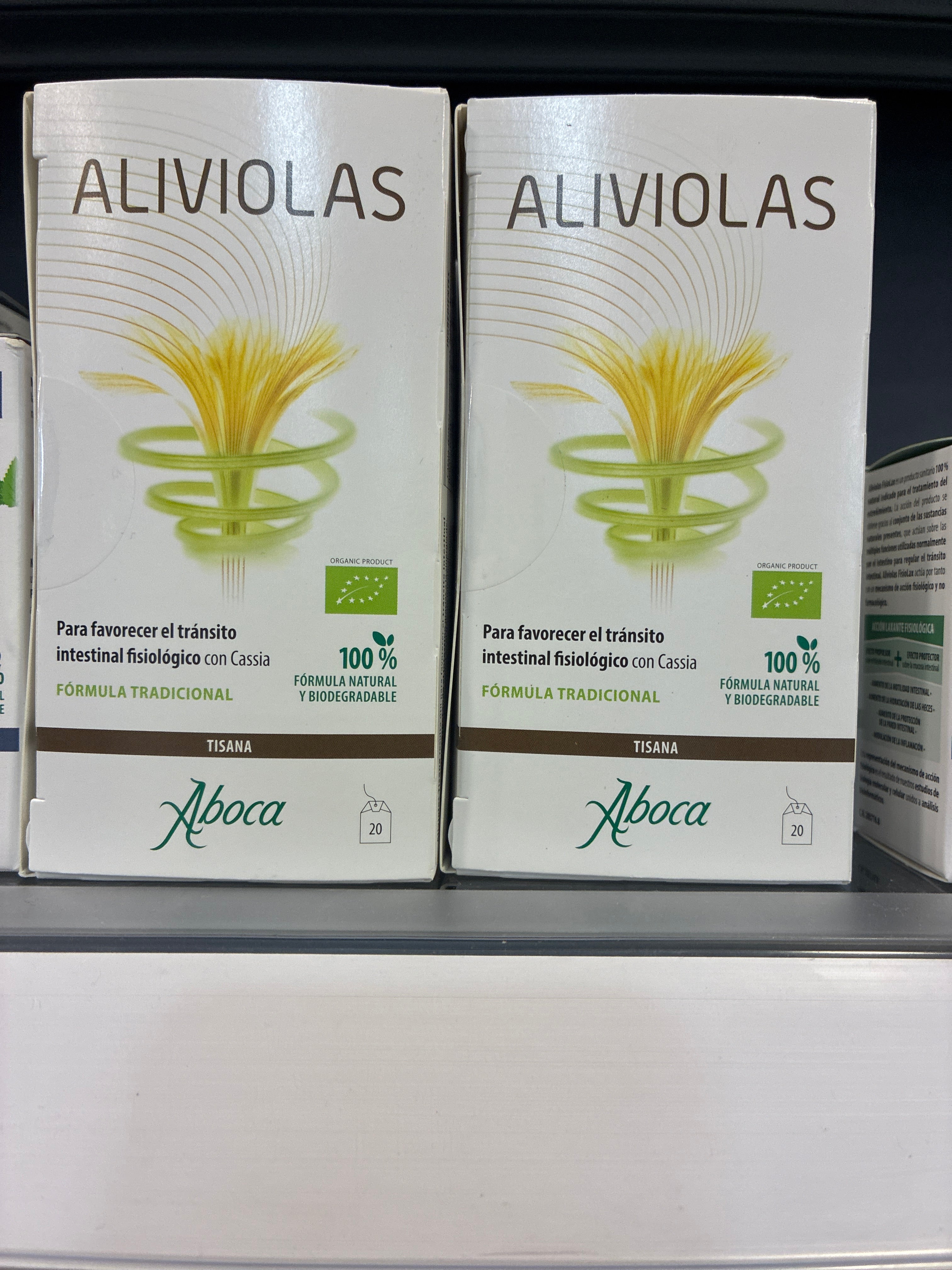 ABOCA ALIVIOLAS BIO TISANA 20 FILTROS