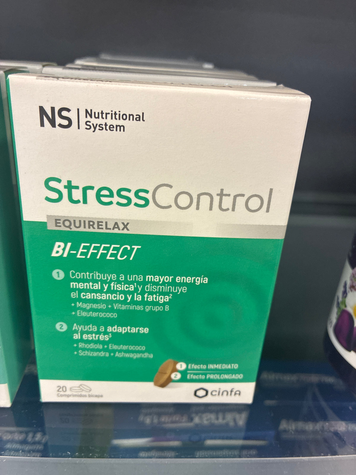 NS EQUIRELAX STRESS CONTROL 20 COMPRIMIDOS BICAPA
