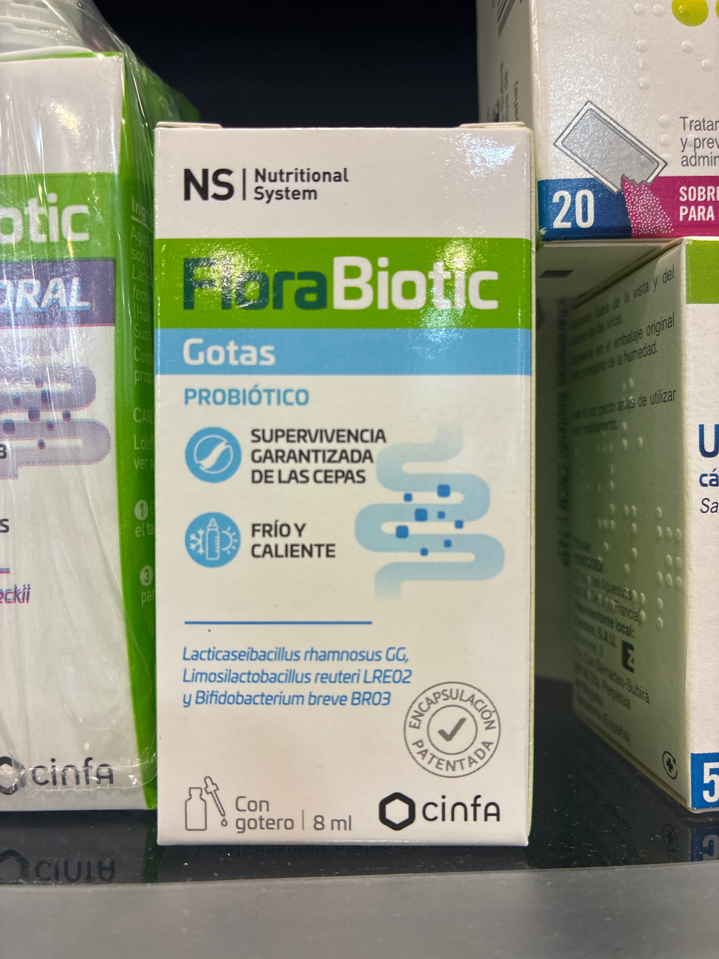 NS FLORABIOTIC GOTAS 1 ENVASE 8 ML