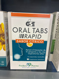 GSE RESP.ORAL TABS RAPID 12 COMPRIMIDOS MASTICABLES CITRICO