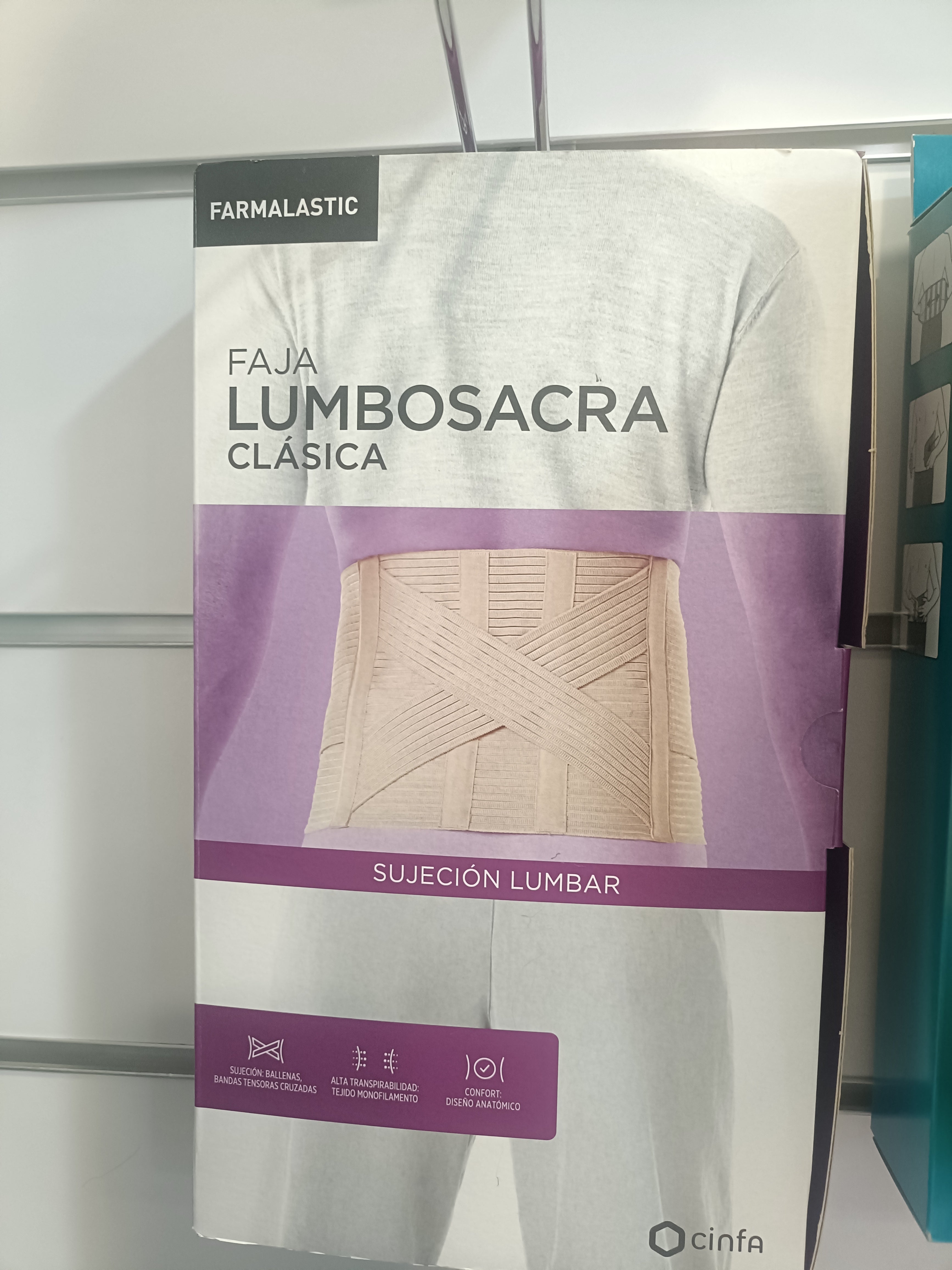 FARMALASTIC FAJA LUMBOSACRA CLASICA BEIGE T-G