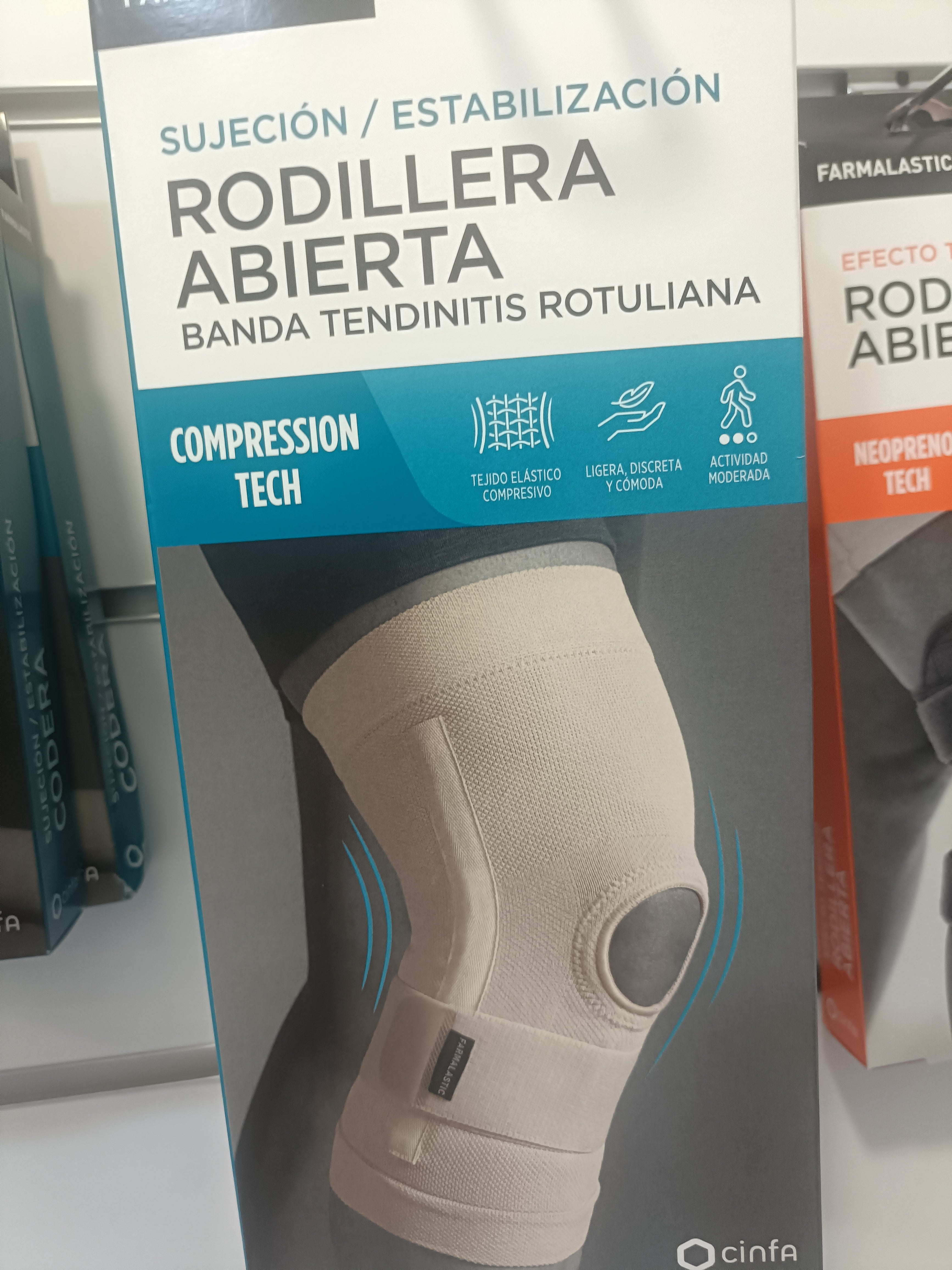 FARMALASTIC RODILLERA ABIERTA TENDINITIS ROTULIANA VERDE T-PQ