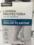 FARMALASTIC LAMINA PROTECTORA FIELTRO ADHESIVA 4 U