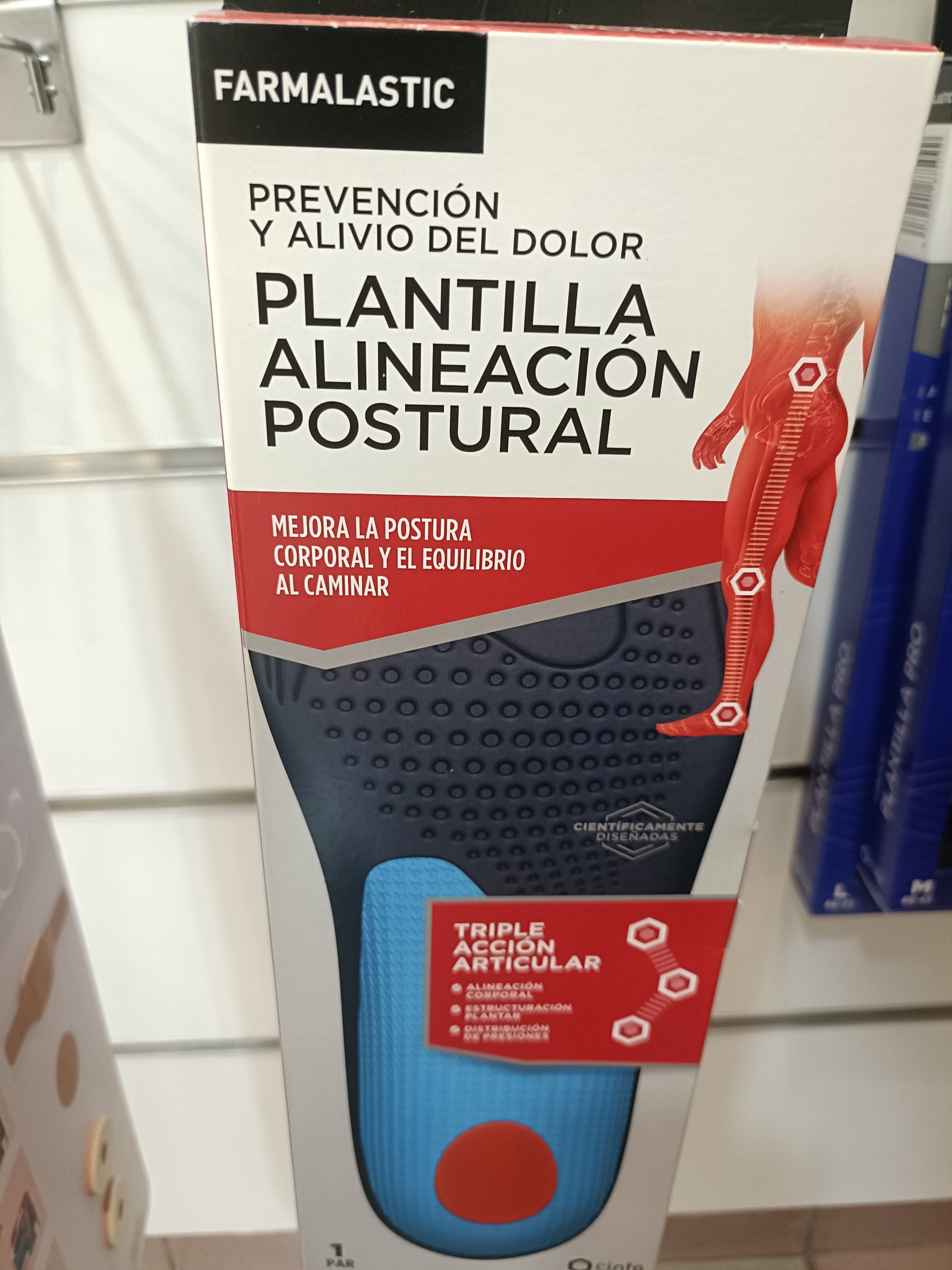 FARMALASTIC PLANTILLAS ALINEACION POSTURAL T-G