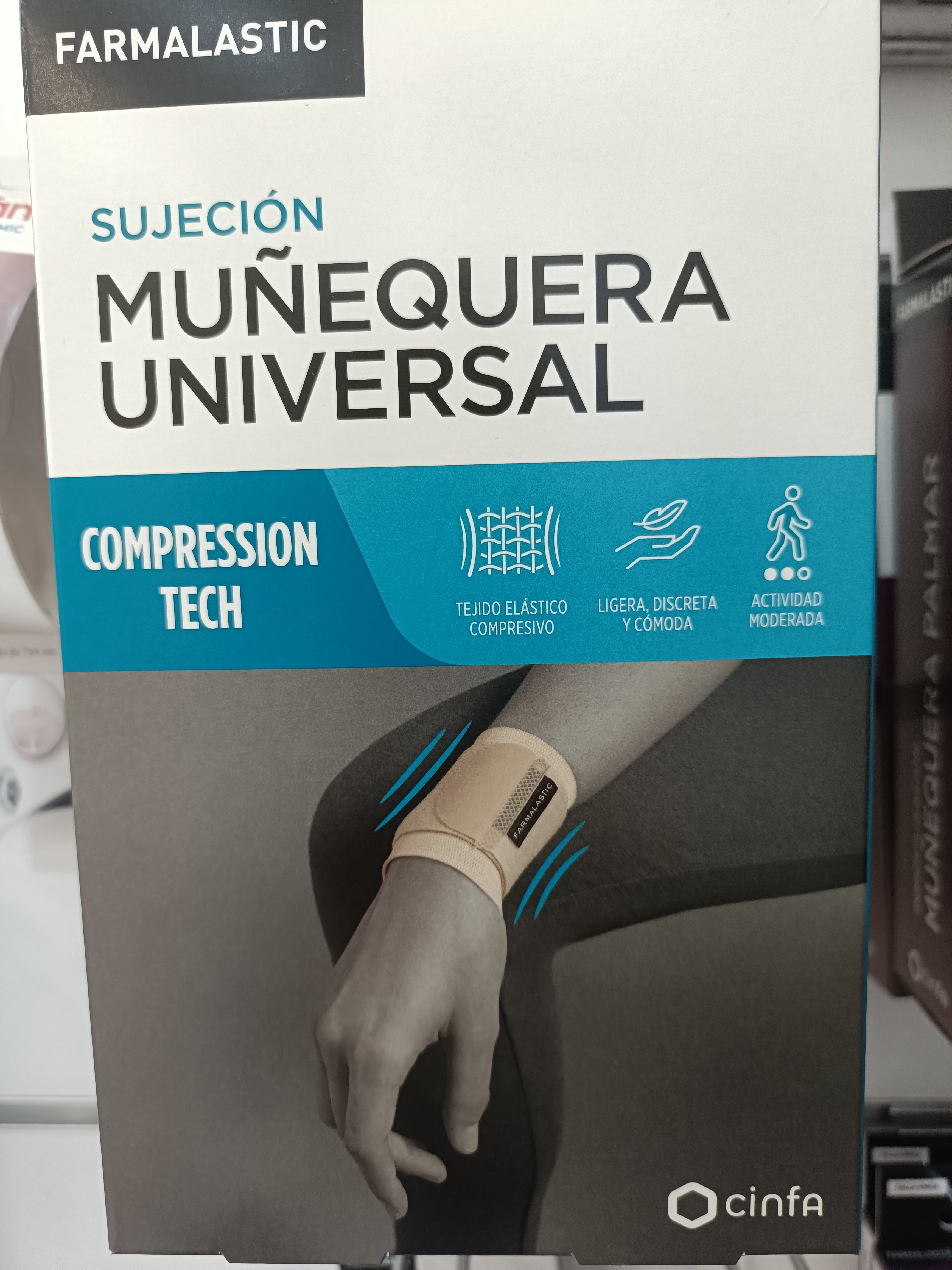 FARMALASTIC MUÑEQUERA UNIVERSAL BEIGE T1- VERDE