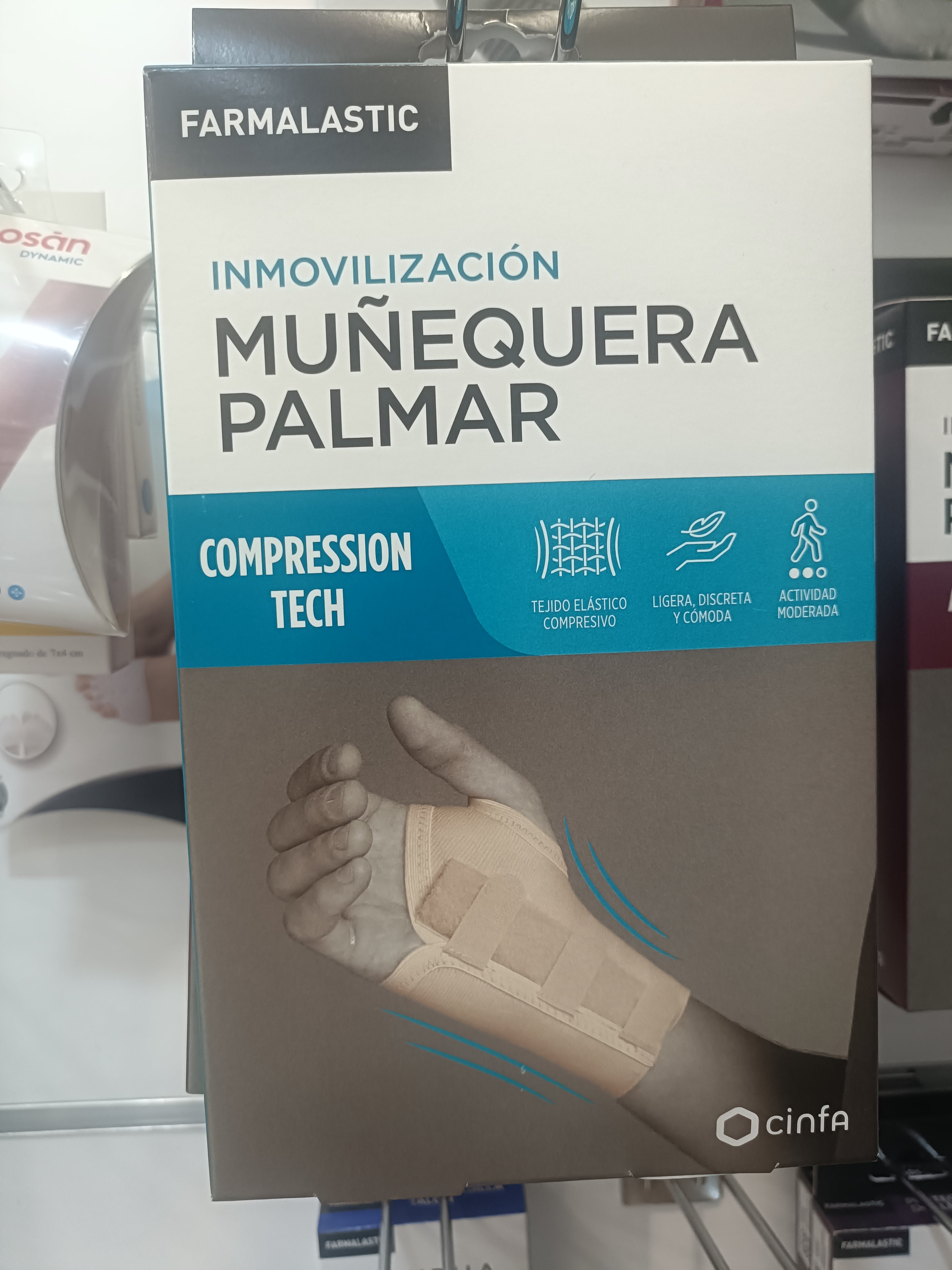 FARMALASTIC MUÑEQUERA PALMAR VERDE FERULA T- PEQ