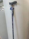 BASTON ALUMINIO PLEGABLE VIOLETA FLORES 901